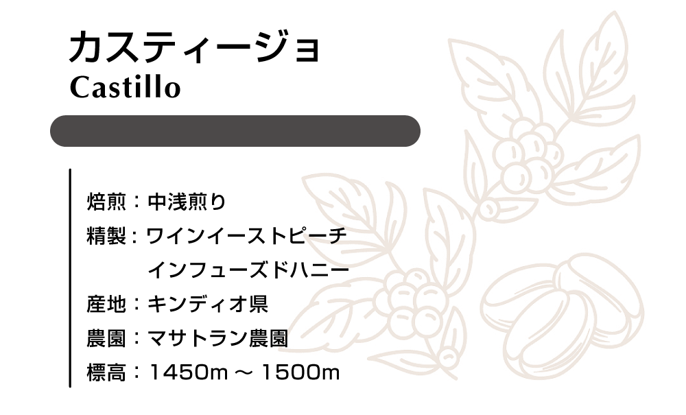 カスティージョ　ワインイーストピーチインフューズド　100g